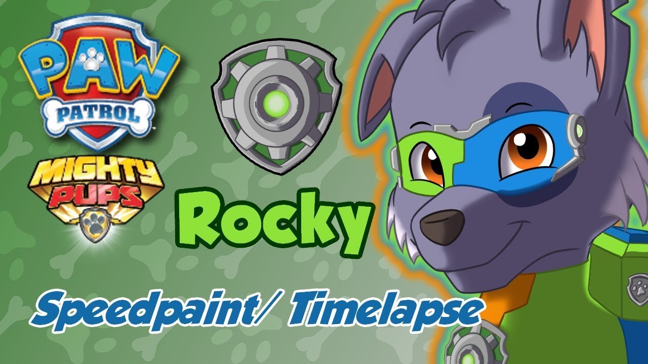 paw patrol pup rocky