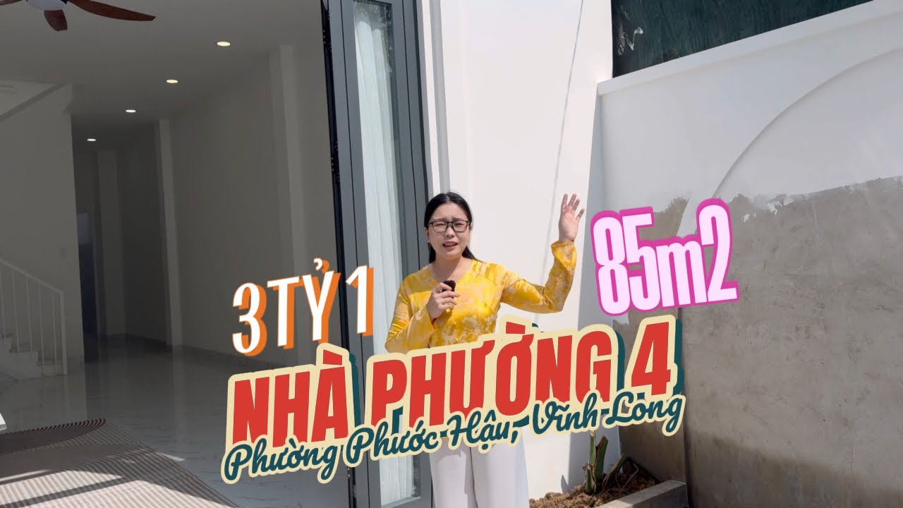 Nhà Lộ ô tô, P3, TP Vĩnh Long (Nay là Phường Phước Hậu), 82m2, 3PN, 3tỷ1