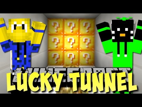TUNNEL mit LUCKY BLÖCKEN - Minecraft Lucky Tunnel #1 [Deutsch]