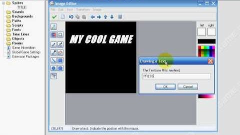 How to make title screen in game maker