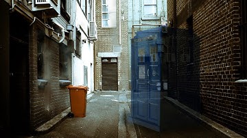 Doctor Who : Modern  T.A.R.D.I.S  Classic Take off .  (VFX Shot.)