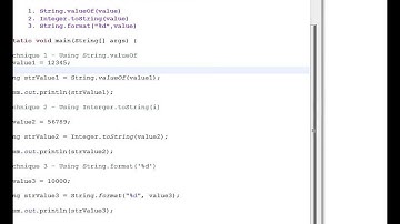 How to convert int to String in Java