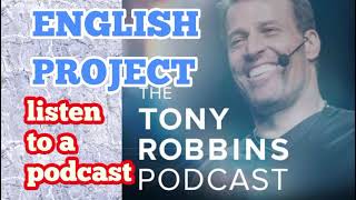 English Project on listen to a Podcast Report Class12 /ASL Project Term2-2024/ listen to a podcast