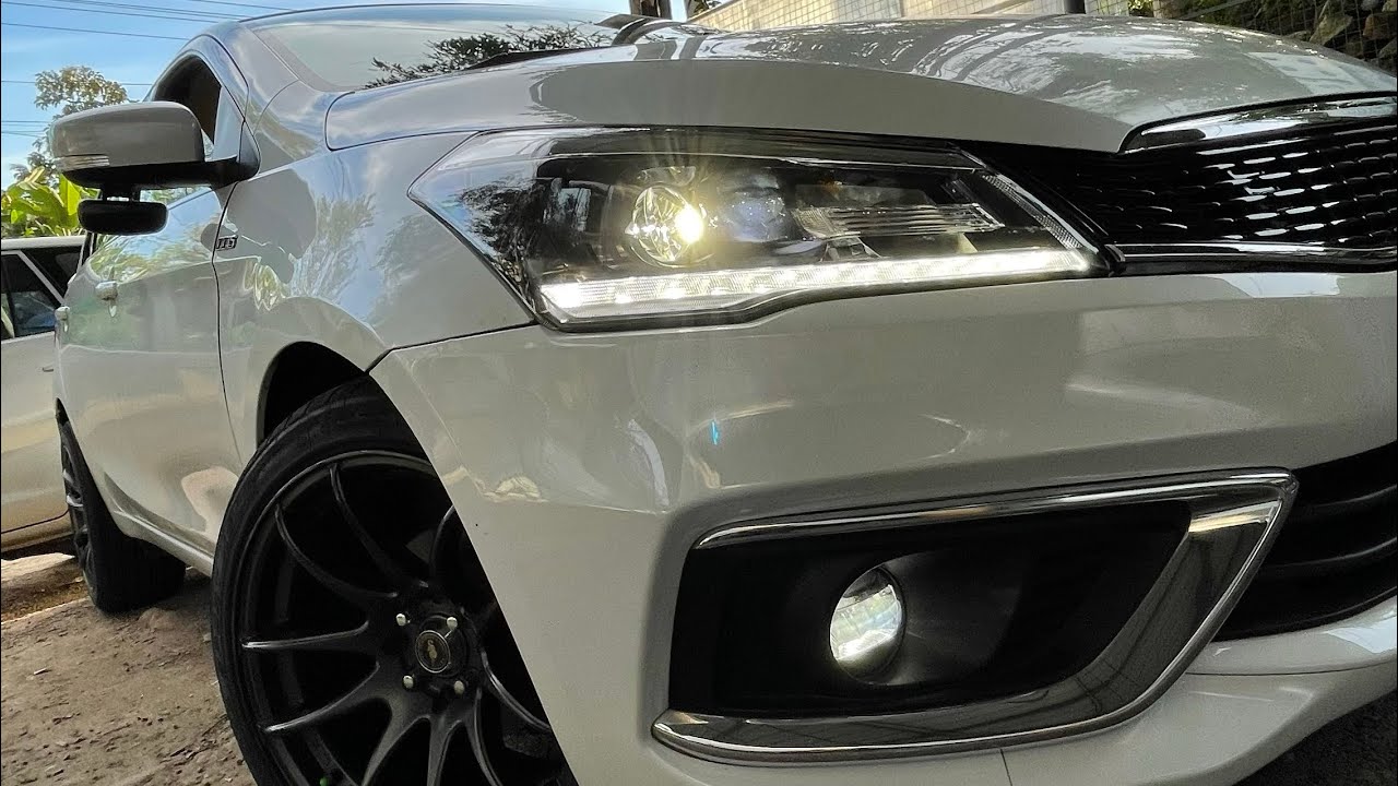 Ciaz led projector headlight upgrade on 2016 model zxi YouTube