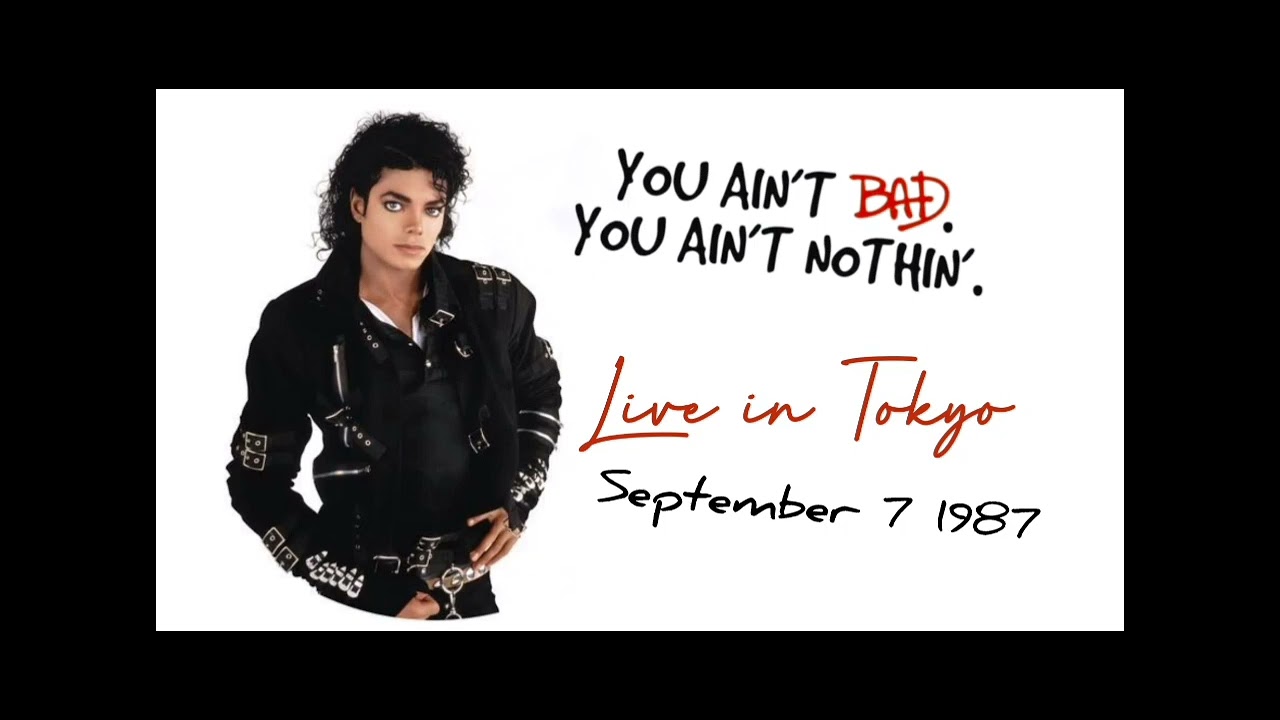 Michael Jackson - Bad (September 7 1987) Live in Tokyo. - YouTube