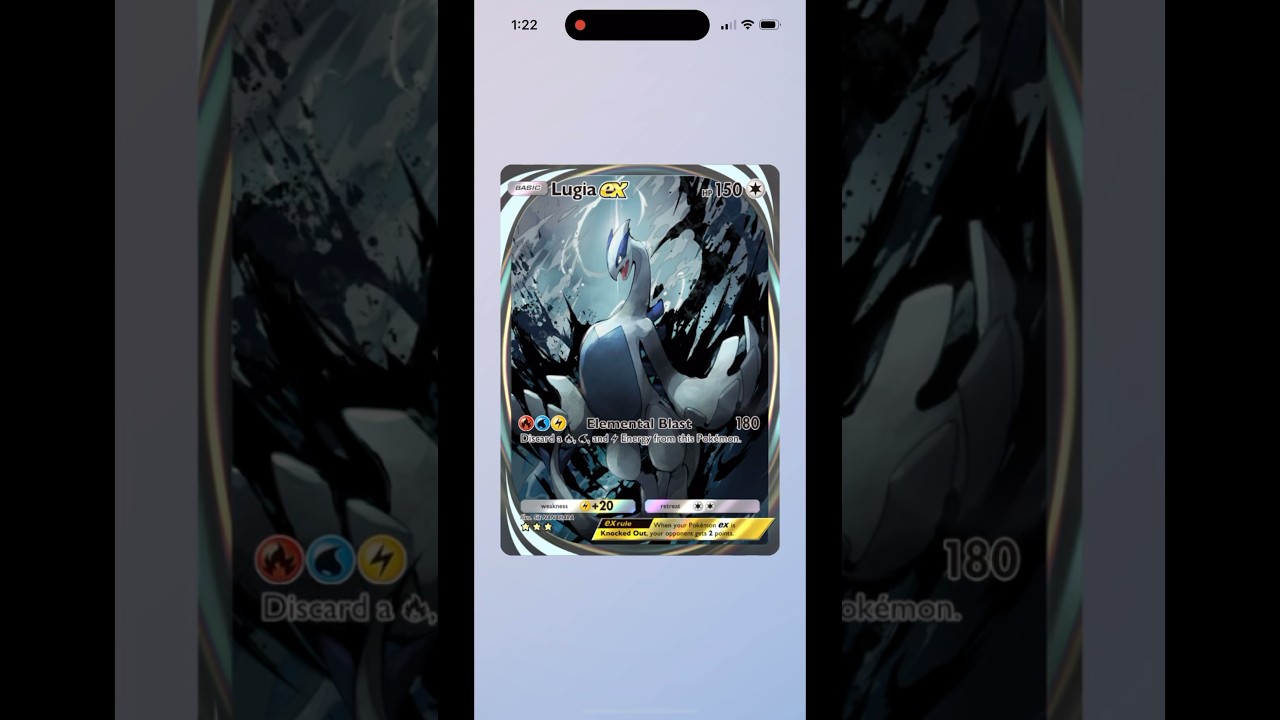 NEW Pokemon TCG Pocket Lugia Immersive Art!