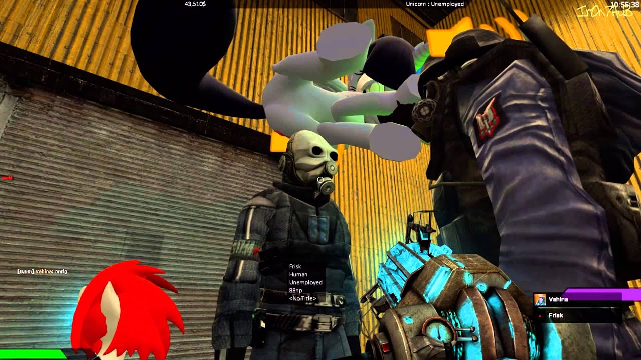 Gmod PonyRP - Frisk The Storyteller (Last moments from the server)