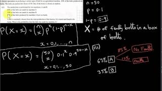 Binomial distribution and Conditional Probability- (Project Maths HL Example)