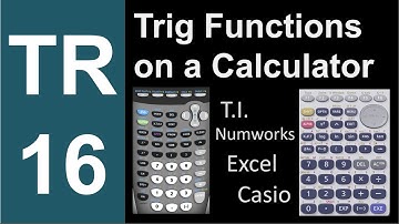 TR-16: Trig Functions on a Calculator (Trigonometry series by Dennis F. Davis)