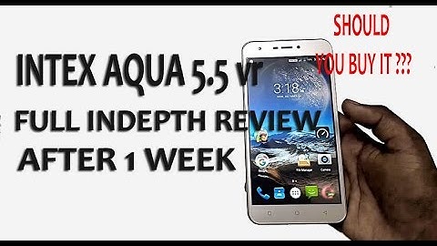 Intex Aqua 5 5 VR Full Review | Intex Aqua 5 5 VR Indepth review with Pros And Cons | Android Buddy|