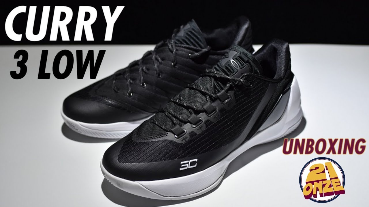 curry 3 low black