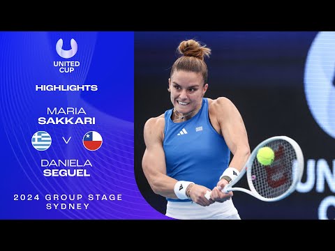 Maria Sakkari v Daniela Seguel Highlights | United Cup 2024 Group B