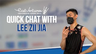 Quick Chat with Lee Zii Jia | East Ventures Indonesia Open 2022