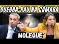 Moleque quebrapau entre deputada e gustavo gayer