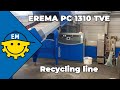 Erema pc 1310 tve  recycling line  for sale by euro machinery