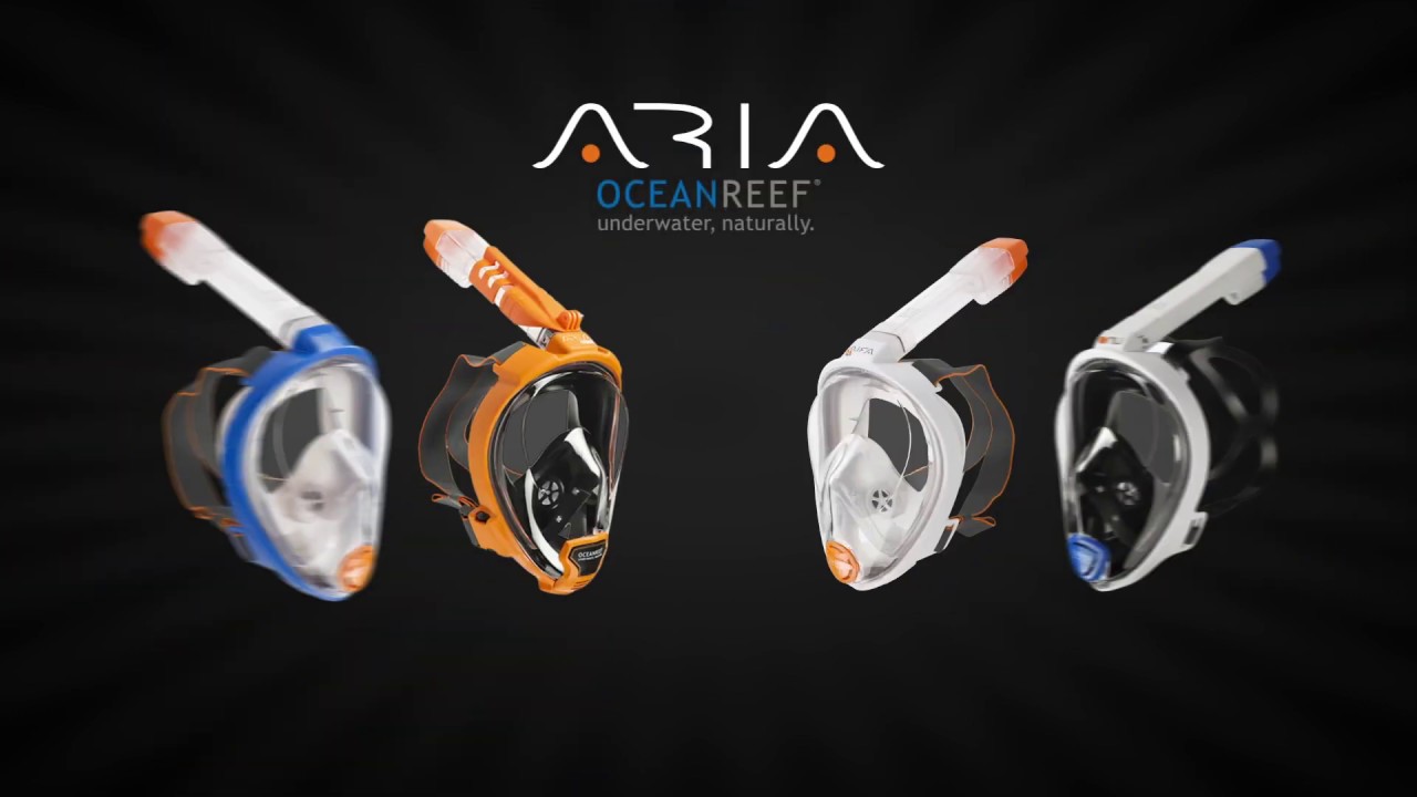 ARIA FULL FACE SNORKELING MASK by OCEAN REEF: LET THE VACATIONS BEGIN ...