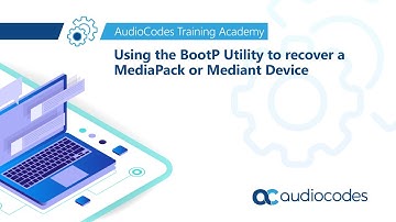 Using BootP Utility to recover a MediaPack or Mediant Device