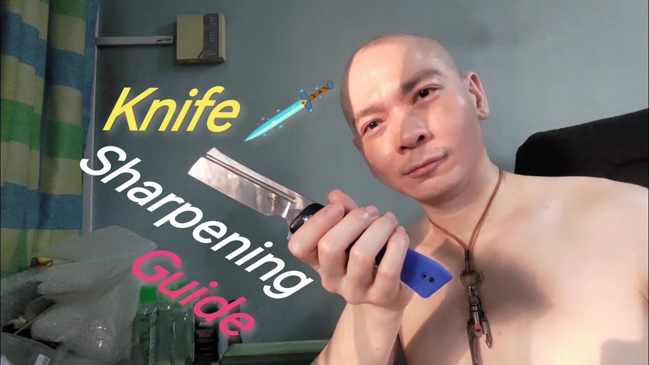 How to sharpen pocket knife YouTube