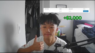 College Kid Secures a $2k Payout ( third payout)