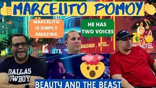 Marcelito Pomoy | BEAUTY AND THE BEAST | America's Got Talent The Champions | REACTIONS