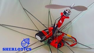 How to make a flying umbrella