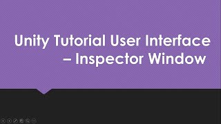 Unity Tutorial in Hindi - User Interface ( Part 7 - Inspector Window )