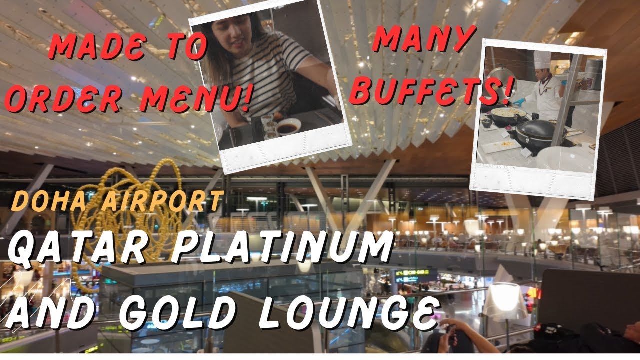 AMAZING Qatar Platinum and Gold Lounge North - Doha Airport