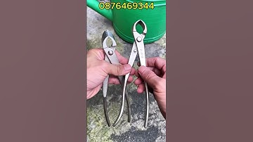 Cạp Tròn Cạp Xéo MST Tạo Sẹo Cho Bon Sai Cây Cảnh Hàng Thép Đúc Trắng 304 Nguyên Khối