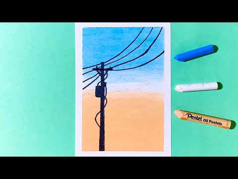 Cách Vẽ Tranh Phong Cảnh Biển Bằng Màu Sáp Dầu  how to draw sea scenery  with oil pastel  Chia sẻ hữu dụng nhất liên quan đến chủ đề vẽ tranh 