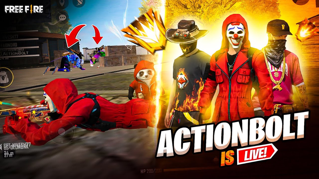 Road To 900K || Push To Top 1 Grandmaster with Actionbolt - Garena Free ...