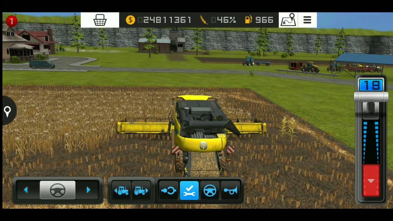 FARMING Simulator 16 FS16 Wheat Sowing Wheat harvesting Sow of wheat.Plowing of fields