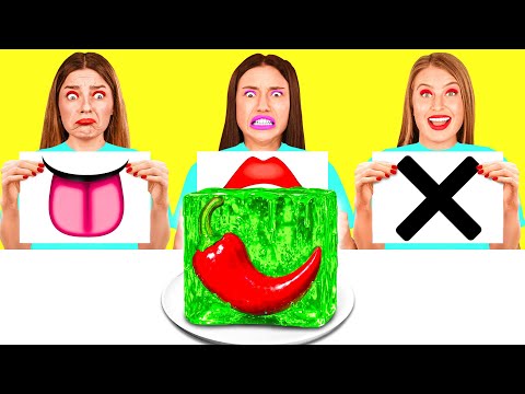 Bite, Lick or Nothing Challenge | Funny Situations and Fails by GoFun Challenge