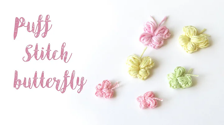Learn to Crochet Gorgeous Puff Stitch Butterflies