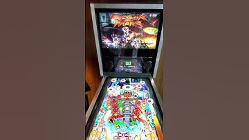 Attack from Mars visual pinball cabinet