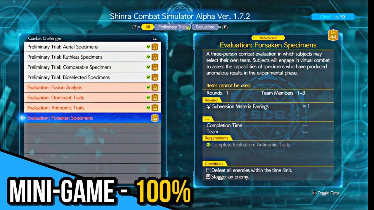 Final Fantasy 7 Rebirth - All Shinra Combat Simulator Challenges Guide