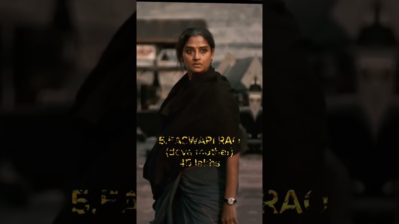 SALAAR⚔️ actors salary 