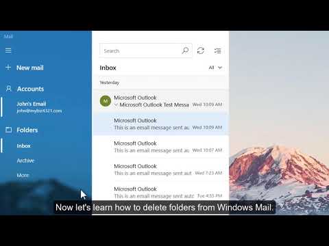 How To Delete Folders in Windows 10 Mail