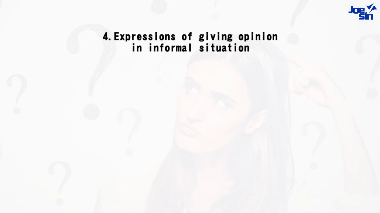 Lets Learn l Apa saja Expressions of Asking Giving Opinion dalam Bahasa