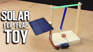 How To Make Solar Flip Flap Toy - Electromagnetic Pendulum