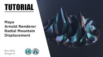 Radial Mountain | Maya And Arnold Renderer | Tutorial