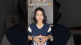 Life = Binary Tree? 🤯 YES/NO Decisions Explained! #codewithneha