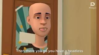 How to do the headless glitch in plotagon