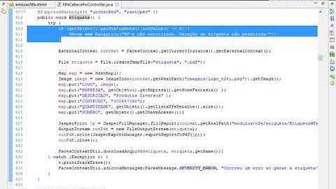 T2Ti ERP 2.0 - Java WEB - NF-e SB02 - 06   Etiqueta