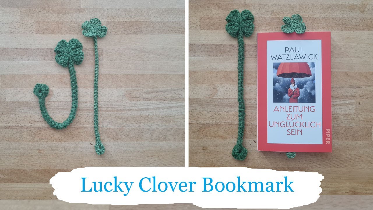 Lucky Clover Bookmark