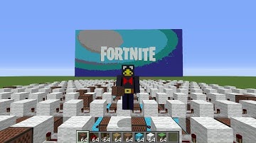 I made the Fortnite Theme using Minecraft Note Blocks