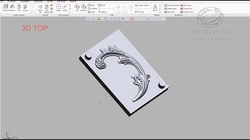 Scan 3D phù điêu, thiết kế ngược và tách khuôn phù điêu  #biệtlà #biệt