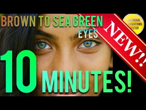 🎧 BROWN TO GOLDEN SEA GREEN EYES W/ LIMBAL RING IN 10 MINUTES! SUBLIMINAL AFFIRMATIONS BOOSTER!