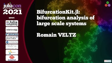 BifurcationKit.jl: bifurcation analysis of large scale systems | Romain Veltz | JuliaCon2021