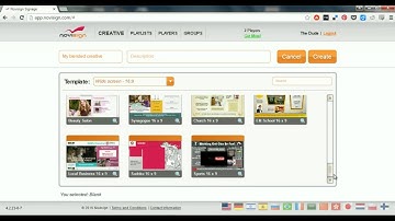 NoviSign Digital Signage Studio - Step 3: Create a Composed Creative