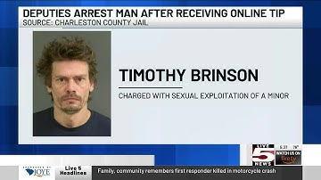 VIDEO: James Island man arrested on 3 child exploitation charges